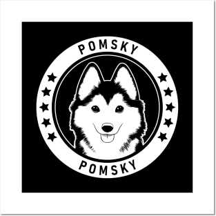 Pomsky Fan Gift Posters and Art